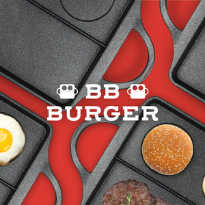 Piastra BB BURGHER in alluminio pressofuso RISOLÌ EXPLORA