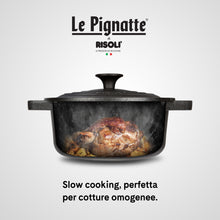 Carica l&#39;immagine nel visualizzatore di Gallery, Casseruola cocotte alluminio pressofuso &quot;LE PIGNATTE&quot; RISOLÌ
