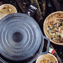 Carica l&#39;immagine nel visualizzatore di Gallery, Casseruola cocotte alluminio pressofuso &quot;LE PIGNATTE&quot; RISOLÌ
