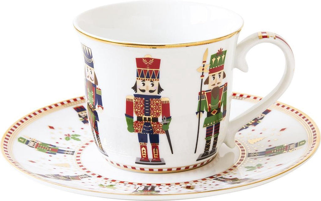 Tazza da the con piatto Nutcrackers