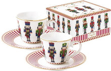 Carica l&#39;immagine nel visualizzatore di Gallery, Set 2 tazzine da caffè con piattino Nutcrackers

