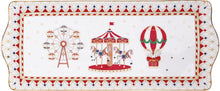 Carica l&#39;immagine nel visualizzatore di Gallery, Vassoio  in porcellana 35x15 Christmas Wonderland
