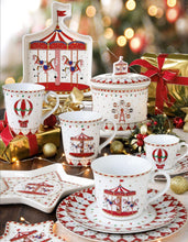 Carica l&#39;immagine nel visualizzatore di Gallery, Piatto dessert in porcellana Ø19 cm Christmas Wonderland
