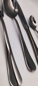 Set 4 pezzi posate Rivadossi Serena antracite lucido