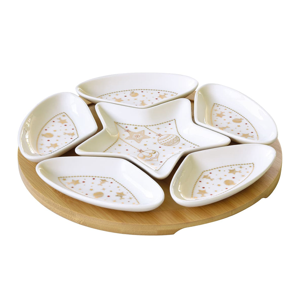 Set aperitivo 6 ciotole Christmas Lights