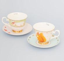 Carica l&#39;immagine nel visualizzatore di Gallery, Set 2 tazze da tè con piattino Yvonne Ellen Christmas Edition
