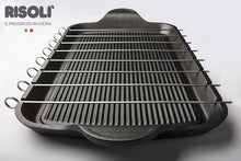 Carica l&#39;immagine nel visualizzatore di Gallery, Brochette in alluminio pressofuso con spiedini in acciaio inox RISOLÌ
