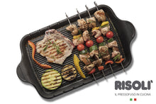Carica l&#39;immagine nel visualizzatore di Gallery, Brochette in alluminio pressofuso con spiedini in acciaio inox RISOLÌ
