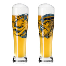 Carica l&#39;immagine nel visualizzatore di Gallery, Confezione 2 bicchieri da birra BRAUCHZEIT #5 &quot;HARRIS POLPO &amp; CAPITANO&quot; RITZENHOFF
