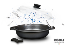 Carica l&#39;immagine nel visualizzatore di Gallery, Tegame Ø32 alluminio pressofuso RISOLÌ BLACK PLUS
