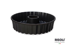 Carica l&#39;immagine nel visualizzatore di Gallery, Set regalo Stampo ciambellone e tortiera Risolì Royal D&#39;Alù Black Plus - PREZZO OUTLET -
