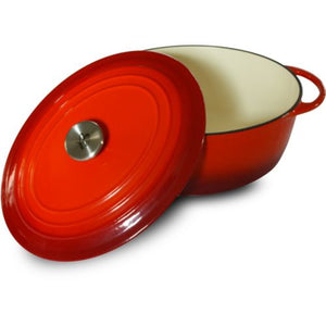 Casseruola cocotte ovale 7lt in ghisa smaltata Baumalu