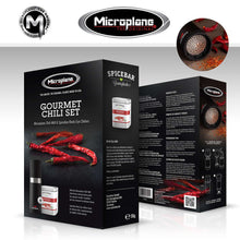 Carica l&#39;immagine nel visualizzatore di Gallery, Microplane Gourmet Chili Set macinaspezie e chili in confezione regalo
