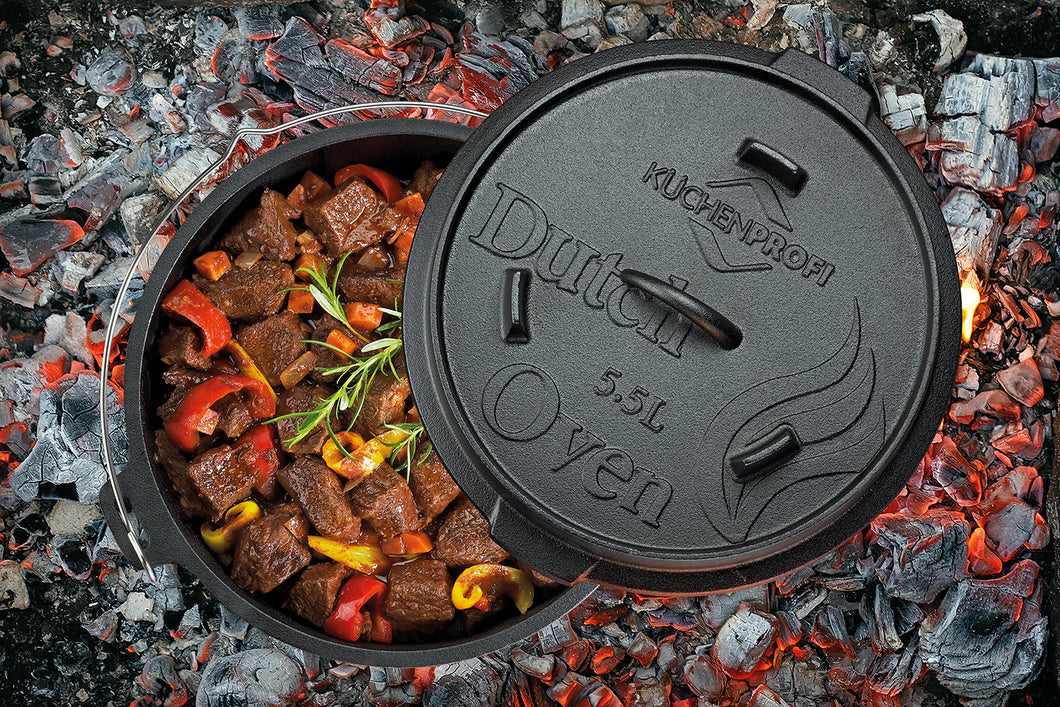 Forno olandese BBQ in ghisa KÜCHENPROFI Dutch Oven –