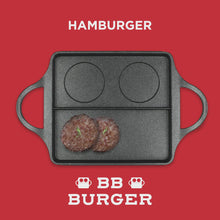 Carica e avvia il video nel visualizzatore di galleria, Piastra BB BURGHER in alluminio pressofuso RISOLÌ EXPLORA
