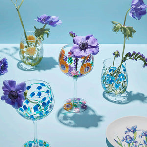 Set 2 bicchieri tumbler Livellara Flora "Iris"