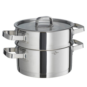 Pentola vaporiera "SAN REMO" 3 pezzi Ø20 KÜCHENPROFI