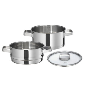 Pentola vaporiera "SAN REMO" 3 pezzi Ø20 KÜCHENPROFI