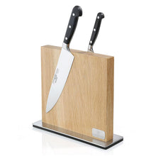 Carica l&#39;immagine nel visualizzatore di Gallery, Ceppo magnetico per coltelli ZASSENHAUS quercia/inox
