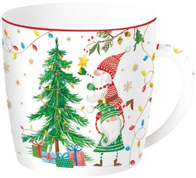 Tazza porcellana in scatola di latta Ready For Christmas