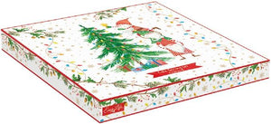 Piatto torta con paletta Ready For Christmas  - Prezzo Outlet