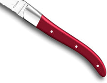 Carica l&#39;immagine nel visualizzatore di Gallery, Cofanetto 6 coltelli da bistecca AMEFA rosso
