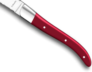 Cofanetto 6 coltelli da bistecca AMEFA rosso