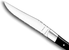 Carica l&#39;immagine nel visualizzatore di Gallery, Cofanetto 6 coltelli da bistecca AMEFA neri
