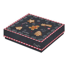 Carica l&#39;immagine nel visualizzatore di Gallery, Set 6 decorazioni natalizie in porcellana Gingerbread

