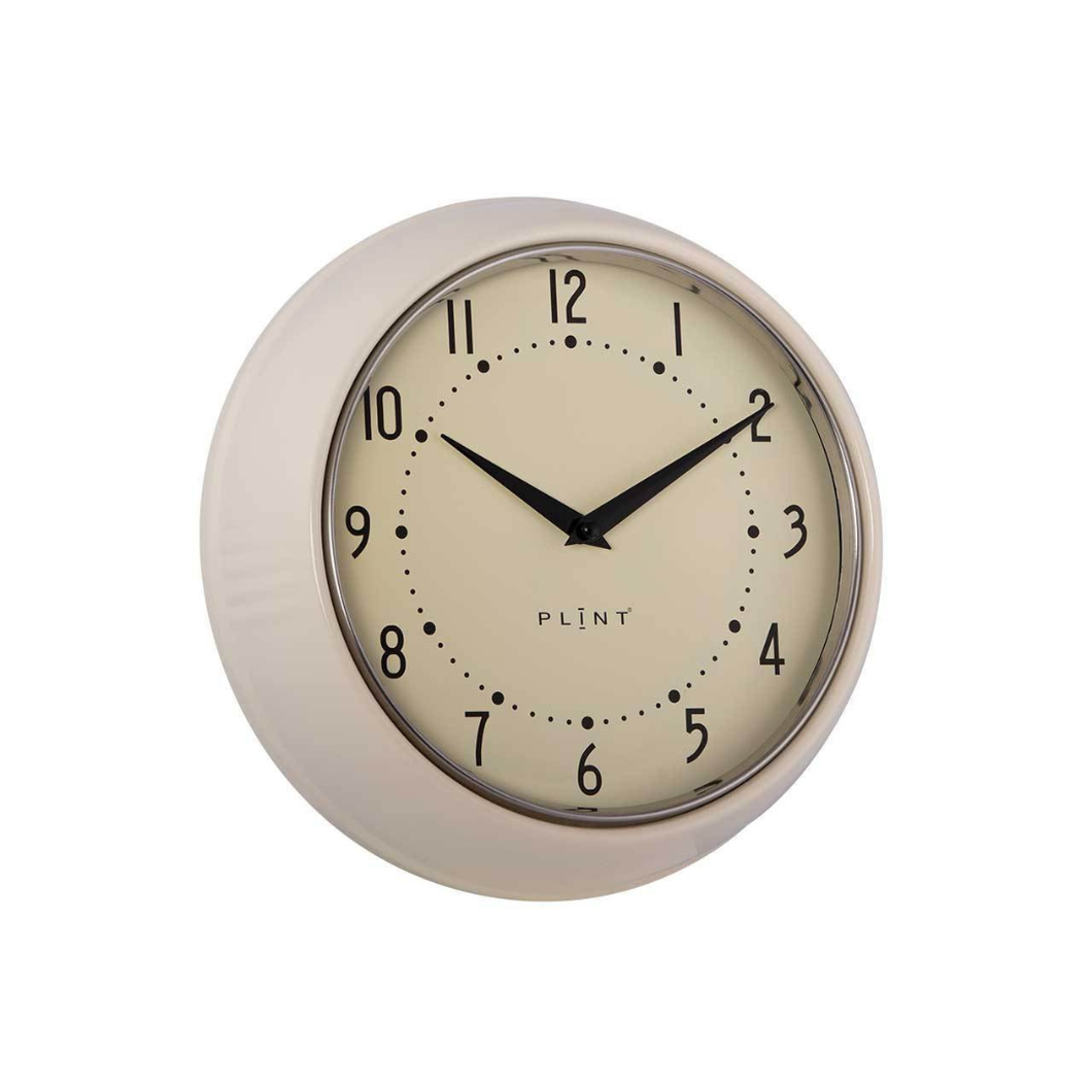 Orologio da parete PLINT Retro Wall Clock crema