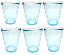 Carica l&#39;immagine nel visualizzatore di Gallery, Set 6 bicchieri acqua cristallo Acquamare Happy Drink Yalos Murano

