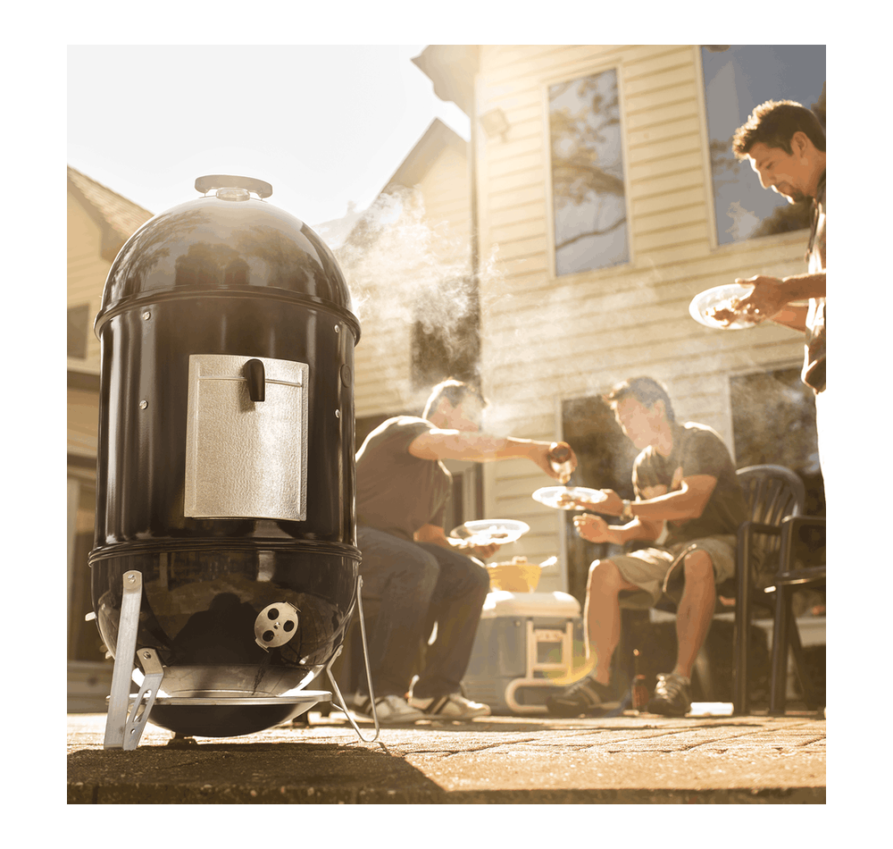 Affumicatore verticale a carbone Weber Smokey Montain Cooker Ø 47 - Prezzo Outlet