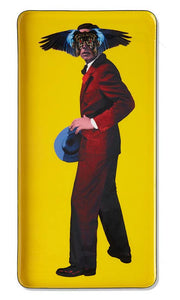 Vassoio rettangolare in metallo Mister Wing Gangzai Design