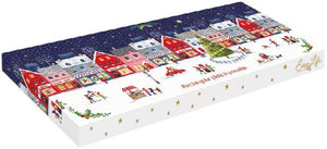Piatto rettangolare in porcellana 36x16 Christmas Village