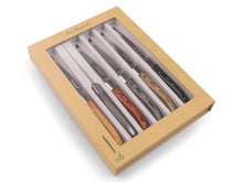 Carica l&#39;immagine nel visualizzatore di Gallery, Cofanetto 6 coltelli da bistecca multicolor Royal LOUIS LAGOUIOLE
