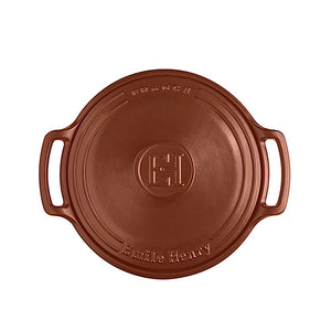 Cocotte tonda Emile Henry Sublime Sienna Red