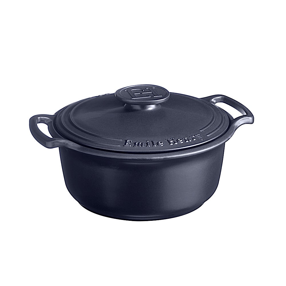 Cocotte tonda Emile Henry Sublime Indigo