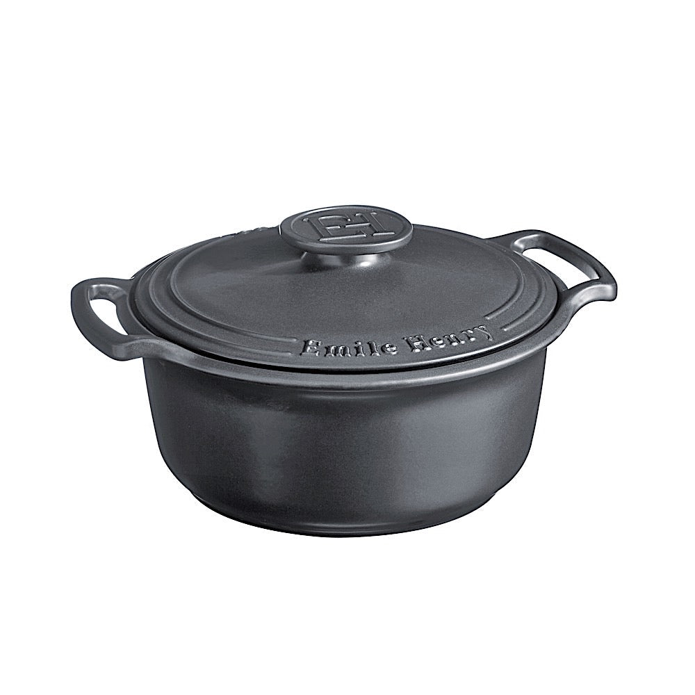 Cocotte tonda Emile Henry Sublime Graphite