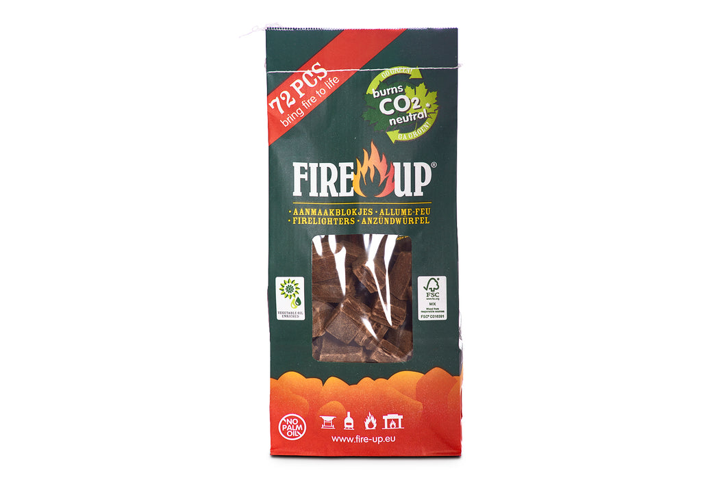 Accendifuoco naturale 72 pz FIRE-UP