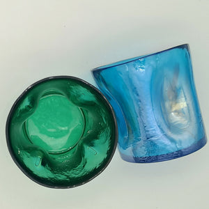 Confezione 2 bicchieri tumbler cristallo  Yalos Murano