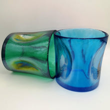 Carica l&#39;immagine nel visualizzatore di Gallery, Confezione 2 bicchieri tumbler cristallo  Yalos Murano
