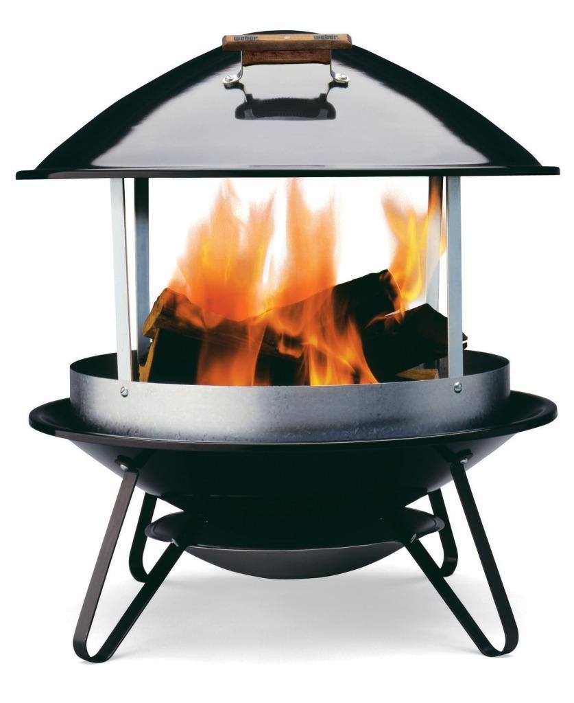Caminetto mobile per esterno braciere WEBER FIREPLACE - PREZZO OUTLET -