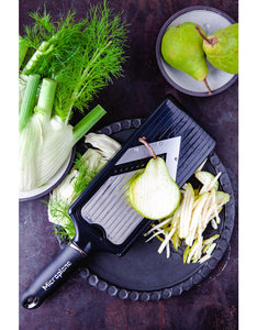 Microplane affettatrice a V Mandolina regolabile con lama julienne