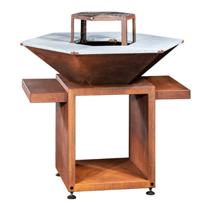 Barbecue a legna VULCANO FIRE ESAGONALE SERIE E