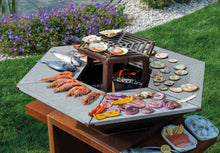 Carica l&#39;immagine nel visualizzatore di Gallery, Barbecue a legna VULCANO FIRE ESAGONALE SERIE E
