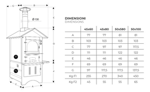 Forno a legna CLEMENTI MASTER RAMATO