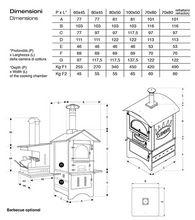 Carica l&#39;immagine nel visualizzatore di Gallery, Forno a legna CLEMENTI MASTER tutto inox 304
