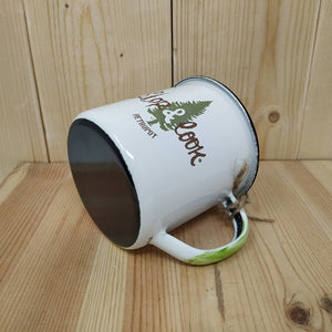 Tazza RETROPOT acciaio smaltato "Stop & Look"