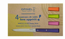 Carica l&#39;immagine nel visualizzatore di Gallery, Cofanetto 4 coltelli da tavola OPINEL Bon Appetit Pop
