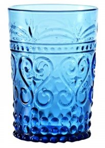 Bicchiere vetro Melting Pot Set 6 pezzi Green-Aquamarine set2